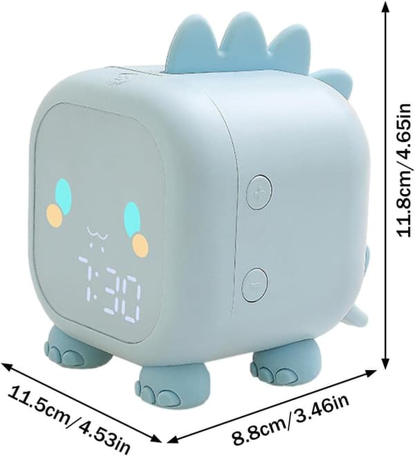 Barnväckarklocka Dinosaurie Digital Väckarklocka med Snooze M