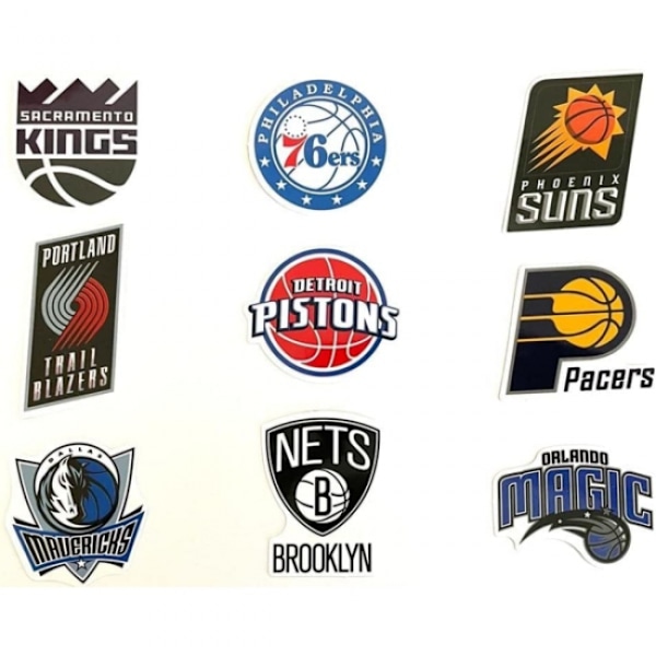 NBA-klistremerker (50 ark) NBA-basket for smarttelefoner, sykler