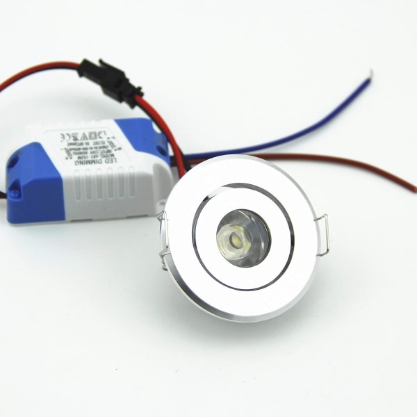 Pakke med 10 Mini Loftsspot LED Indbygget led spotbelysning