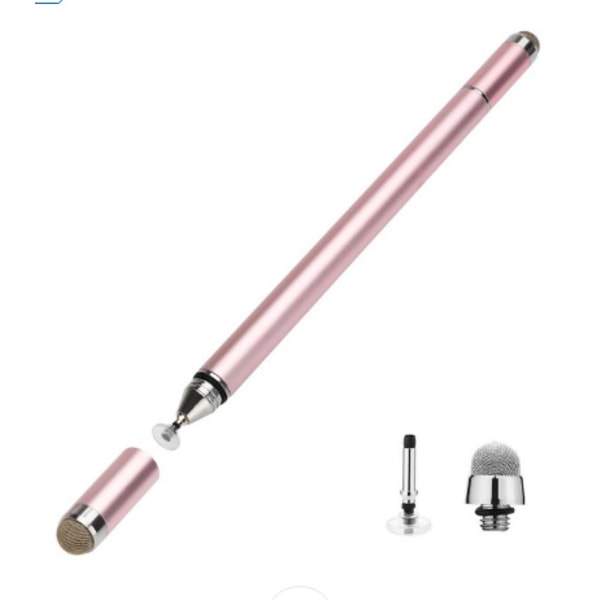 4 i 1 Stylus Penna för Apple Tablet För Iphone Samsung Laptop (rosa