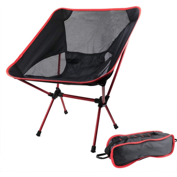 Kompakt och hopfällbar campingstol - Liten ultralätt och hopfällbar