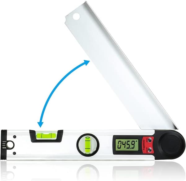 Digital vinkelmåler 0-225° Digitalt vaterpas med LCD-dis