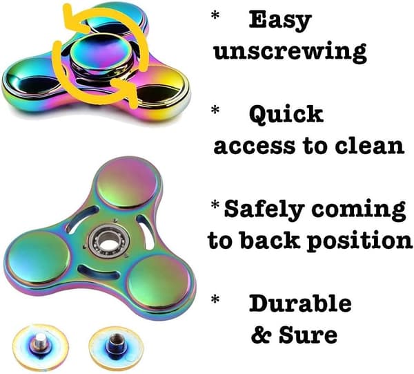 Fidget Spinner - kädessä pyöritettävä lelu - lievittää stressiä ja ahdistusta