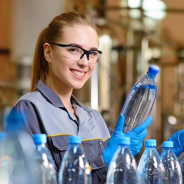Skyddsglasögon (12-pack) - Transparenta linser och halkfria