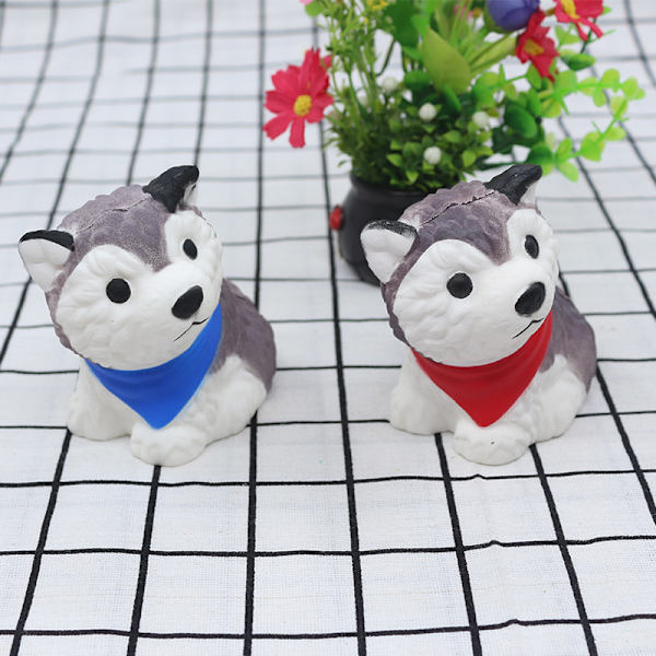 Squishies Hund Doftande Kläm Leksaker Stress Relief Långsam Stigande Anim