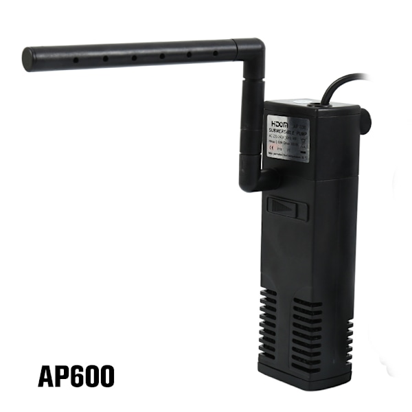 600L internt filter med akvariepumpe
