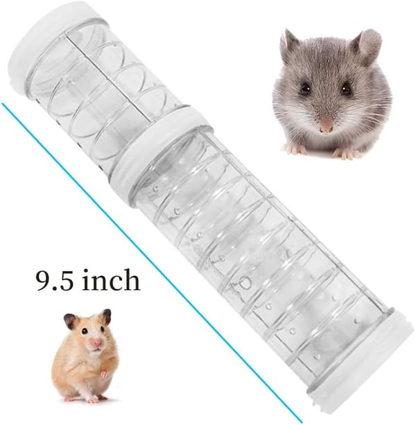 (Vit) WishLotus Hamster Rör, Äventyrlig Extern Rörsats, Tra