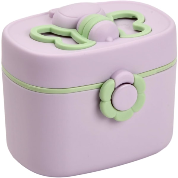(lila) Baby Formula Dispenser, 410ML Bärbar Mjölkpulver Mätare