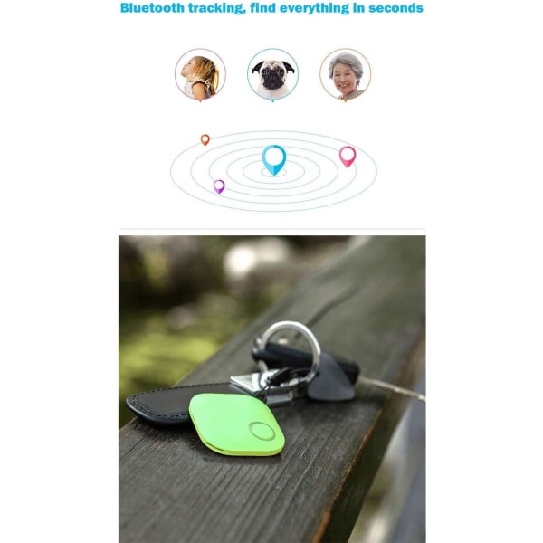 Nøglefinder Anti-tab-tracker, GPS-nøglefinder med Bluetooth-spor
