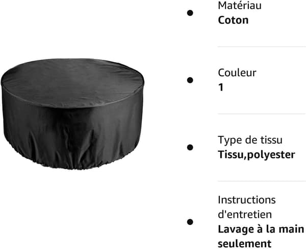 Havebord, Havemøbelbetræk 210D Vandtæt Polyester Ta