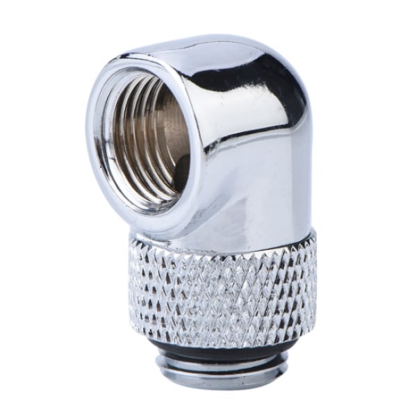 90 Degree Angle Rotary Pipe Fitting PC Water Cooling G1/4 Thread