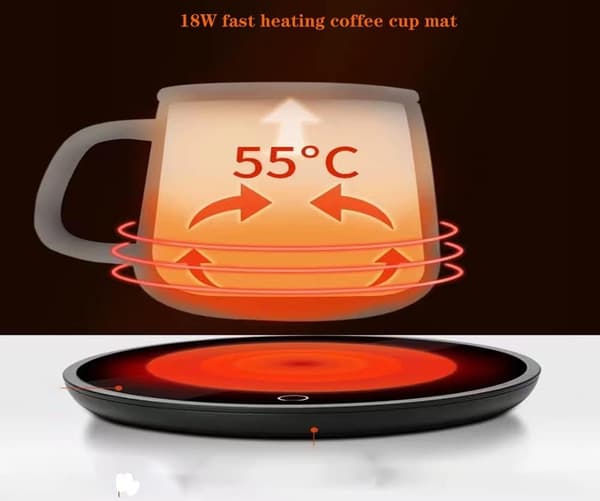 Smart Kaffe Kopp 220V 18W Drikker Elektrisk Drikker Elektrisk Oppvarming