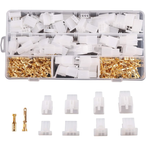 380PCS 2.8mm Automotive Connector Kit 2 3 4 6 Pin Automotive Elec