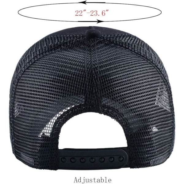 Unisex Animal Mesh Trucker Hat Firkantet Patch Baseball Caps