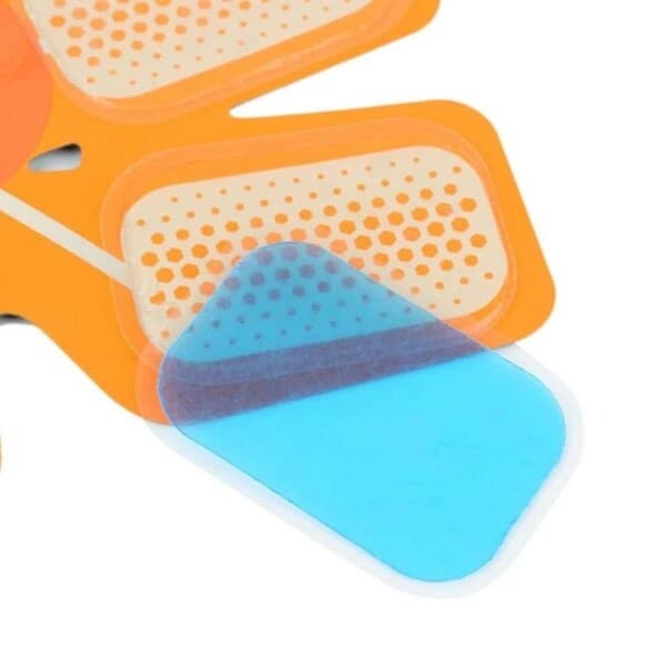10-pack gelkuddar för EMS Trainer elektronisk muskelstimulator transparent