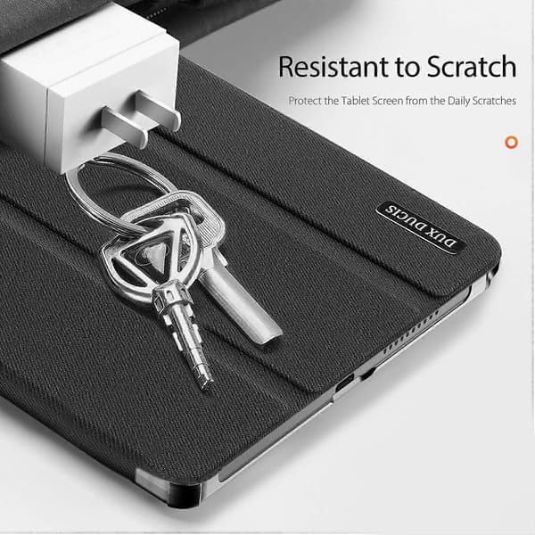 DUX DUCIS Domo Series etui til Lenovo Tab K10 (2. generation) Tri-Fold Stand Lædercover Auto Vågn/Sov