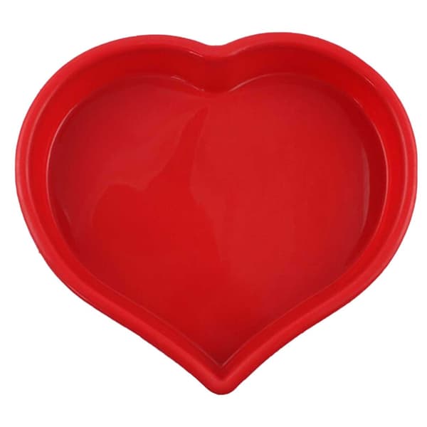 Hjerte bageform Sugarcraft form kageform Silikone rød red