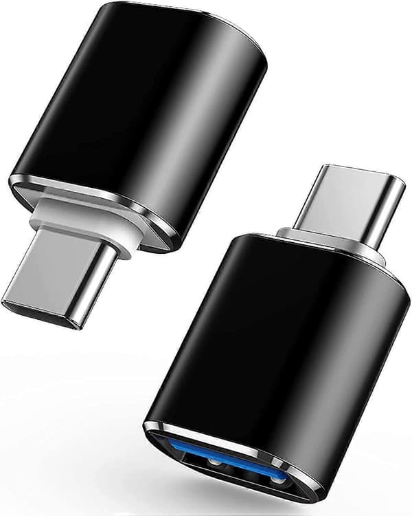 usb c til usb adapter pakke med 2 usb c han til usb 3.0 hun adapter, usb c adapter kompatibel betterlifefg