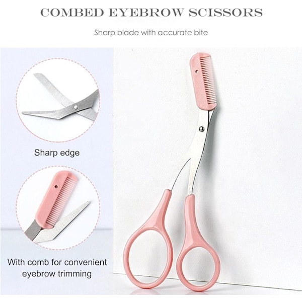 4-pack ögonbrynsrakset, ögonbrynsrakhyvel, ögonbrynstrimmerset, Dermaplaning-blad för ansiktet, ansiktsrakhyvlar ögonbrynsrakhyvel