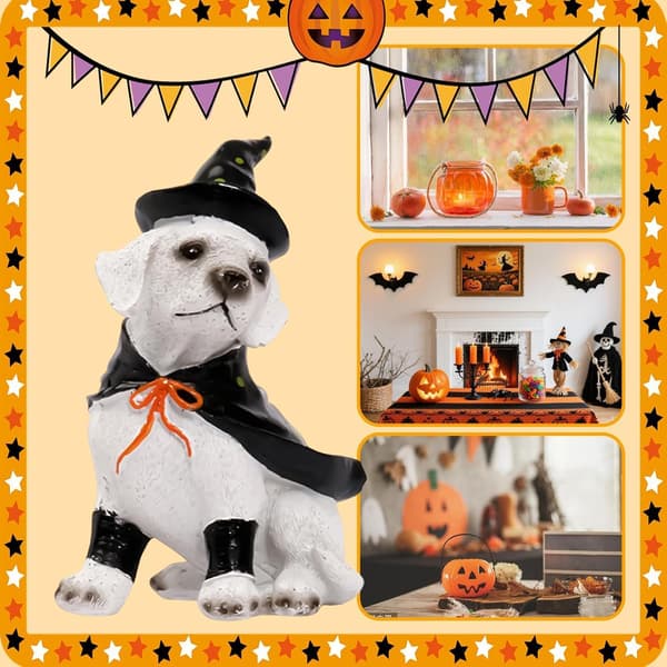 Leken hundestatue - Halloween hundefigurpynt B B