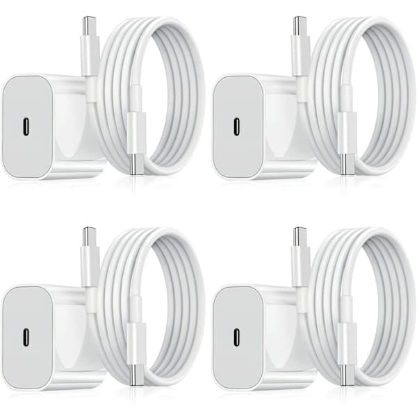 2-pack - Laddare för iPhone - Snabbladdare - Adapter + Kabel 20W Vit 2-pack Samsung (NT) 2-pack Samsung 2-pack Samsung 2-Pack