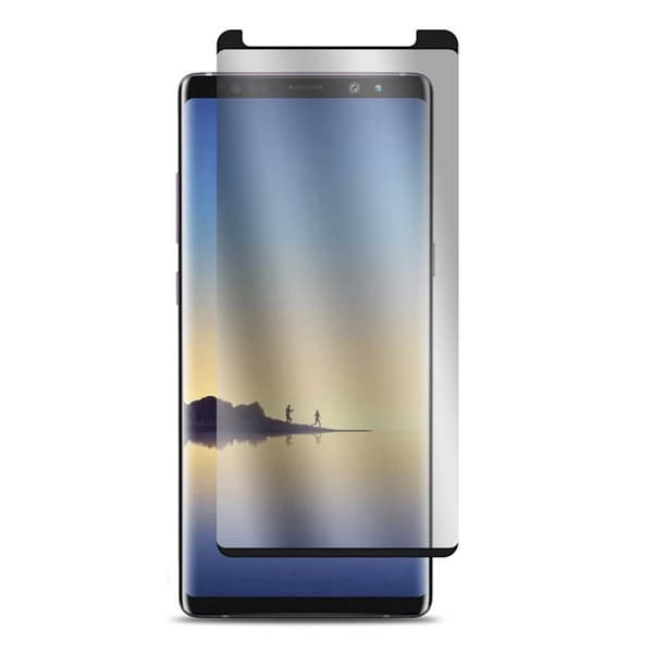 Galaxy Note 9 3D Curve HD Skärmskydd Kolfiber Härdat Glas svart black