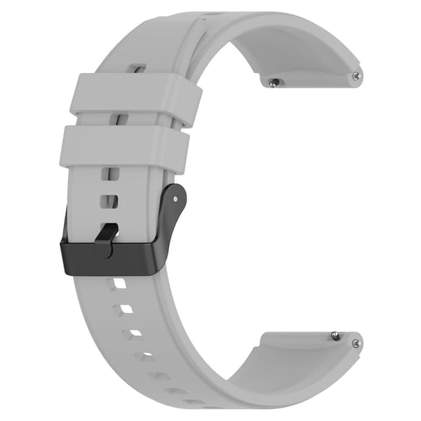 Silikonklokkerem til Huawei Watch 4 Pro/GT4 46 mm/GT 3/GT2 Pro/Watch Ultimate Lysegrå LightGrey