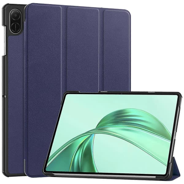 For Honor Pad X8a Etui Anti-Drop Læder Stand Tablet Cover - Mørkeblå