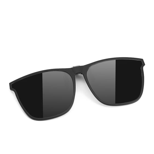 Clip-on solbriller - til brilleindfatninger Sort+Grå Black+Grey