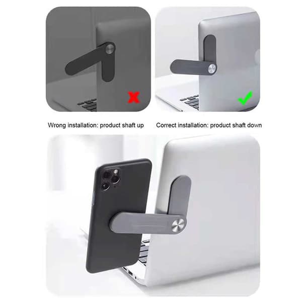 Mobilholder Bærbar Computerskærm - Mobilholder Hvid hvid white