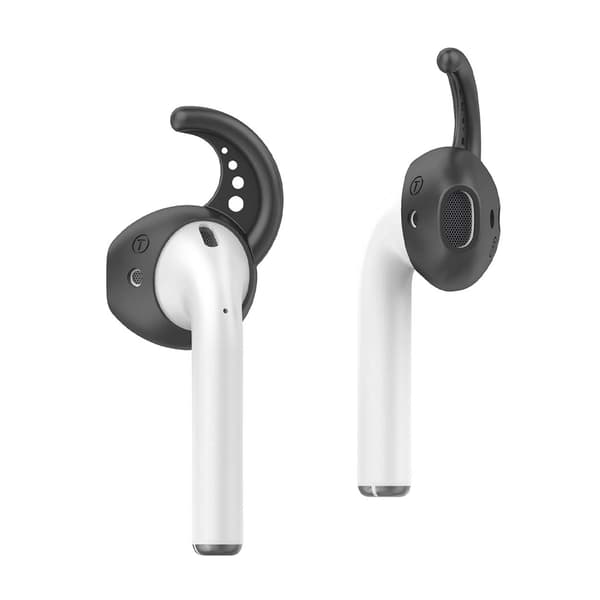 AirPods-korvatyynyt, silikonikoukut, musta black