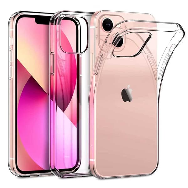 iPhone 14 Plus ohut läpinäkyvä matkapuhelinkotelo läpinäkyvä transparent