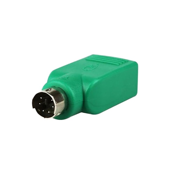 2 st USB Hona till Hane Adapter Konverterare för PS2 Dator Tangentbord Mus