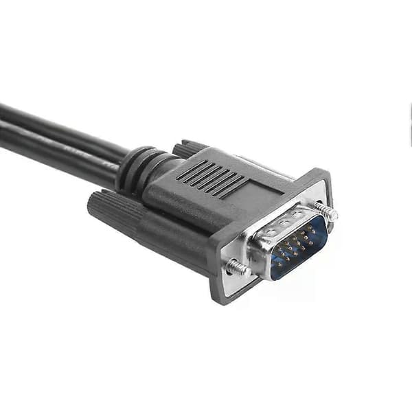 VGA Splitter Kabel 1 Computer til Dual 2 Skærm Adapter Y Splitter Han til Hun VGA Ledning til Laptop Desktop PC