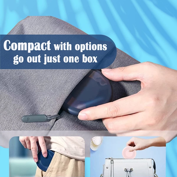 Multi USB Laddningsadapterkabelset, USB C till Lightning Adapterbox (blå) blue