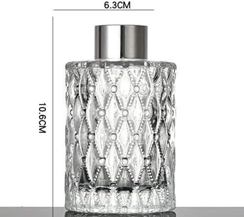 150 ml 5 fl oz Tom Påfyllningsbar Klar Glas Diffuserflaska Aromaterapi Burk Behållare Dofttillbehör Användning