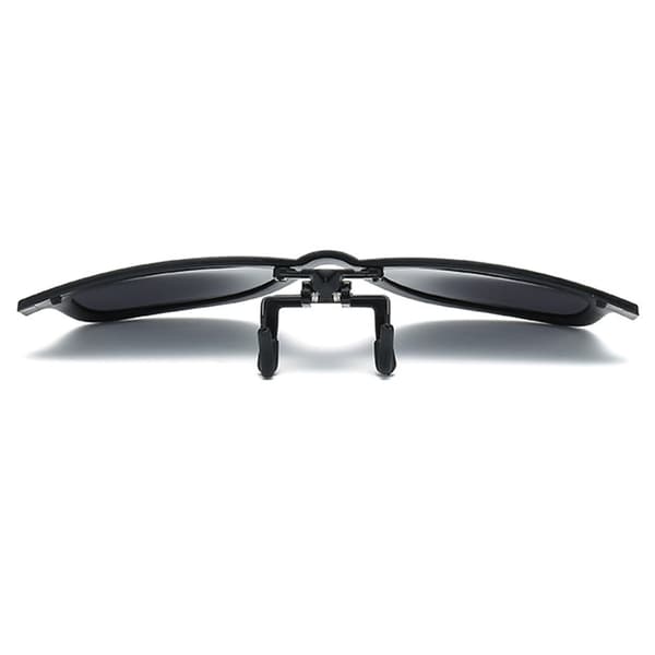 Clip-on Wayfarer Solglasögon för befintliga glasögon Grå Grå