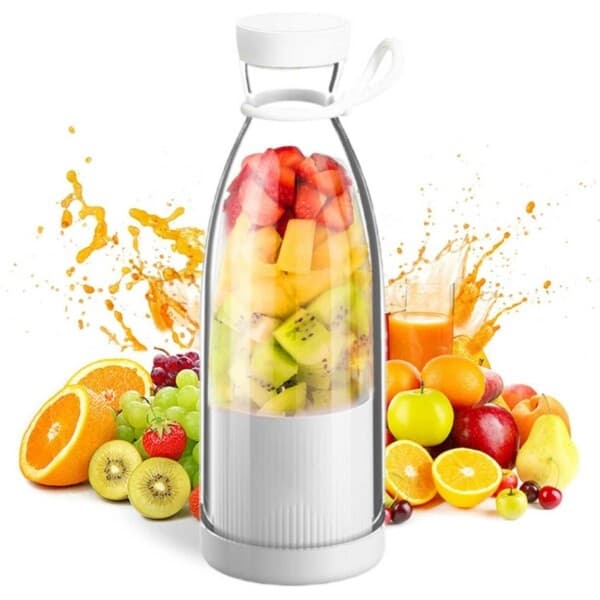 Bærbar mikser - Bærbar oppladbar smoothieblender hvit white