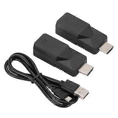 60M HDMI Extender HDMI Til RJ45 Over Cat 5e/6 Netværk LAN Ethernet Adapter 4K FP