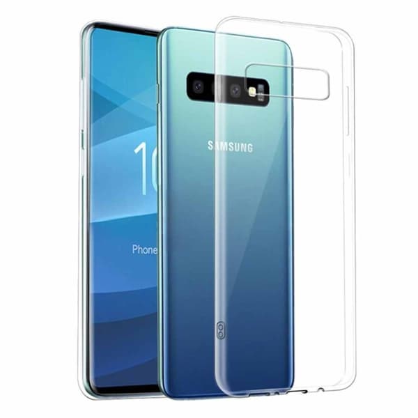 Ohut läpinäkyvä matkapuhelinkotelo Galaxy S10 läpinäkyvä