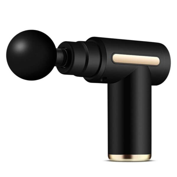 Mini Massagepistol med USB-C Ultra Bærbar - 1 Hoved Sort black
