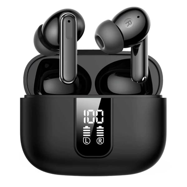 Trådløse Bluetooth-hovedtelefoner 20 timer ANC ENC BT 5.3 Sort sort black