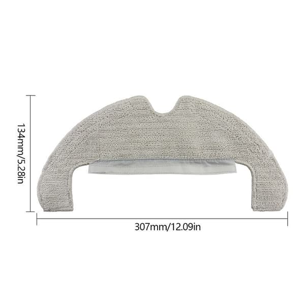Ersättningsmoppar för Dreame D10 Plus Gen2 Robotdammsugare - Effektiv Rengöring med Mikrofiberduk 4-pack