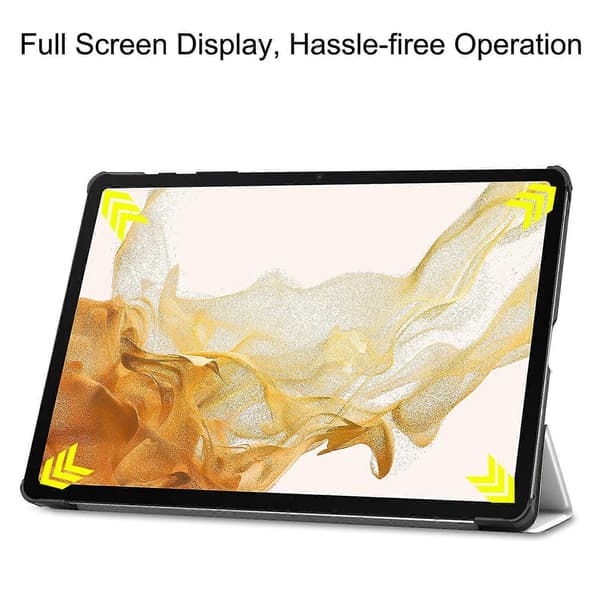 Fodral för Samsung Galaxy Tab S10+ Mönstertryck Läderställ Tablet Cover - Katt