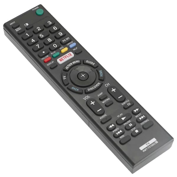 RMT-TX100U Sony-televisioille Ergonominen ABS-käsiohjain