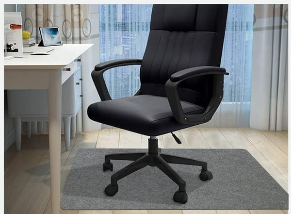 Gulvbeskytter for tregulv, kontorstolmatte, 20x90 cm Grå Grey