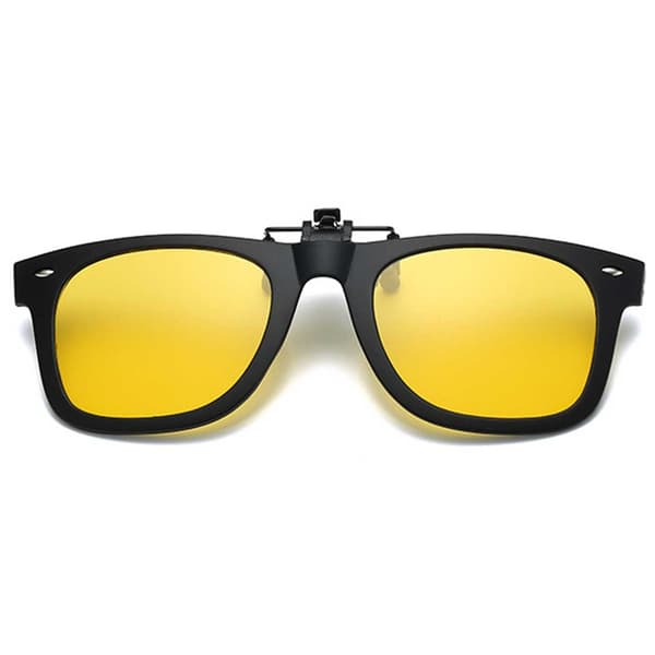 Clip-on solbriller Wayfarer - Gul Nattesyn gul yellow