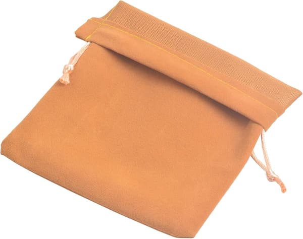 Set med 20 sammetsväskor med dragsko – Guld – 10 x 12 cm