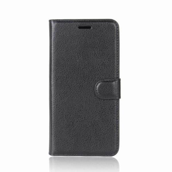 iPhone XS Max Plånboksfodral Svart Läderfodral svart black