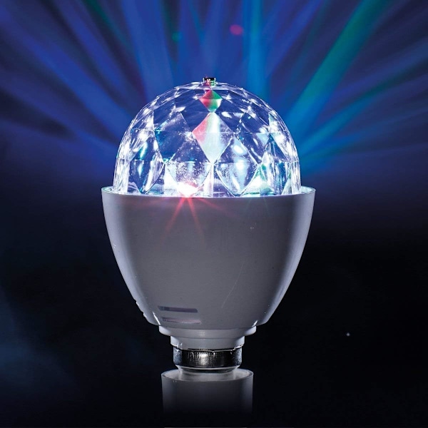 E27 Discokula Ljus Roterande Flerfärgade Ljus Glödlampa Bajonettfattning E27[Energiklass A]